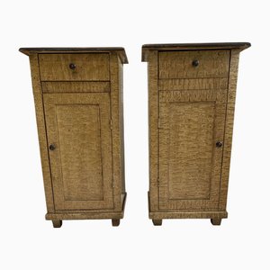 Swedish Bedside Cabinets in Painted Wood, 1900s, Set of 2