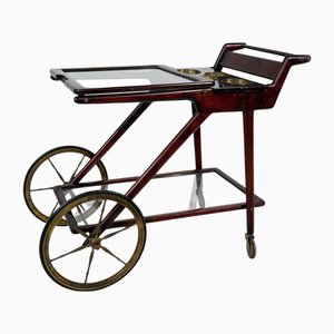 Carrito de bar Mid-Century moderno, años 50