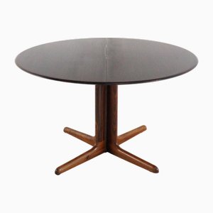Round Rosewood Extendable Mors Dining Table from Dyrlund