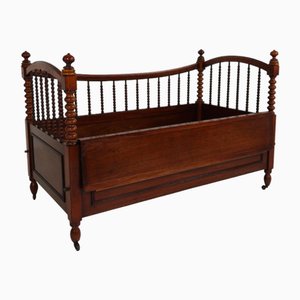 Biedermeier Mahogany Daybed or Childrens Bed, 1820s