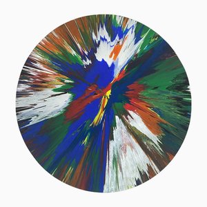 Damien Hirst, Disque, 2009, Acrylique sur Papier
