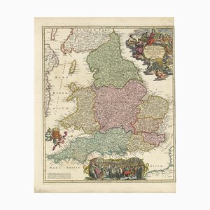 Map of England by Nicolaes Visscher II, 1690