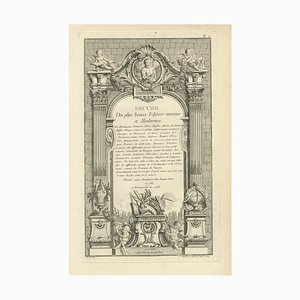 Babel, Masterpieces of Architecture and Ornamentation: Decorative Title Page, 1766, Print