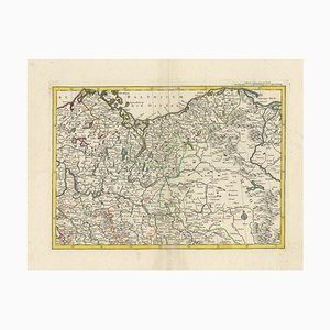 German Map of North-Central Europe