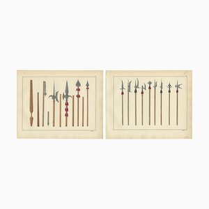 Von Reibisch, Compilation d'armes et d'armes d'hast médiévaux, 1842, Impression