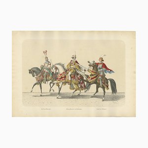 Regal Cavalcade Duke of Lorraine and the Counts of Thierstein and Oettingen, 1855, Paper