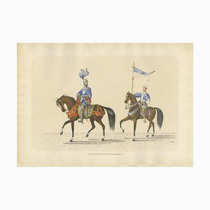 H. Jenny, Festive Parade, Switzerland Adrian Von Bubenberg & His Household Banner, 1855, 1855, Print