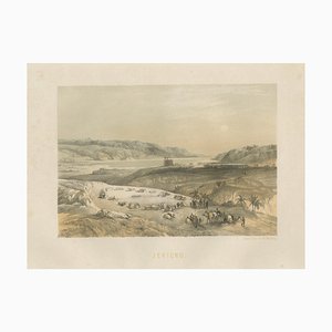 After David Roberts, Jericho Biblical Landscape, 1862, Print