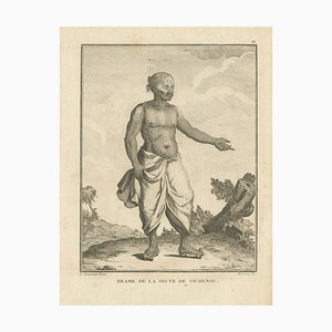 Pierre Sonnerat, Vaishnavite Brahmin from India, 1806, Engraving on Paper