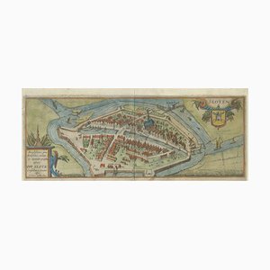 Pianta della città di Sloten in Frisia di N. Van Geelkercken, 1616