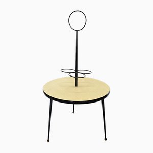 Mesa de planta vintage de formica, años 50