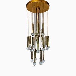 Vintage Itilian Chandelier by Gaetano Sciolari, 1970