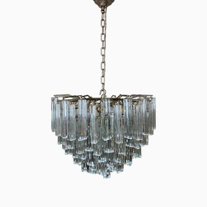 Vintage Crystal Chandelier by Paolo Venini for Venini, 1960s