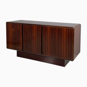 Italian Modern Sideboard in Wood with Hinged Doors, 1970s