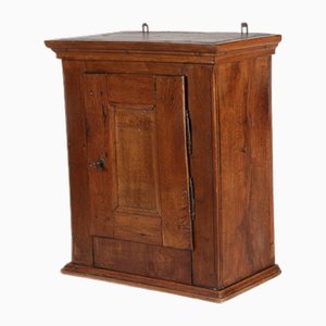 Antiker Barock Wandschrank aus Eiche, 1750