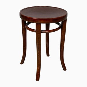 Mid-Century Modern German Stool in Wood from Thonet, 1940s