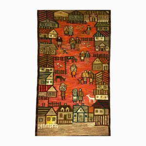 Vintage Polish Wall Tapestry by Grabowski, 1970s