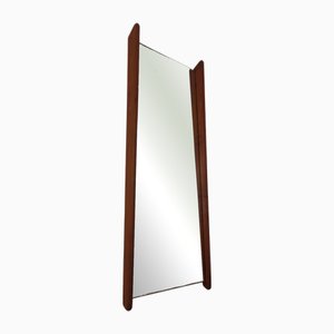 Grand Miroir en Teck par Uno & Östen Kristiansson pour Luxus, Sweden, 1960s