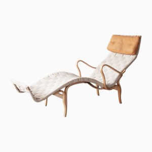 Chaise longue Pernilla 3 di Bruno Mathsson per Firma Karl Mathsson, anni '60