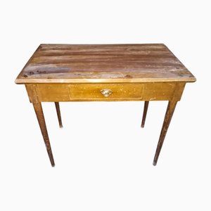 Art Deco Italian One Drawer Console Table