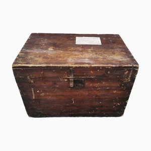 Malle de Voyage en Bois de Sapin, Italie, 1930s