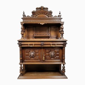 Crédence Style Renaissance en Noyer Sculpté, 1850