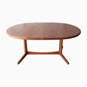 Mesa de comedor danesa Mid-Century moderna de teca de Vejle Stole & Møbelfabrik, años 60