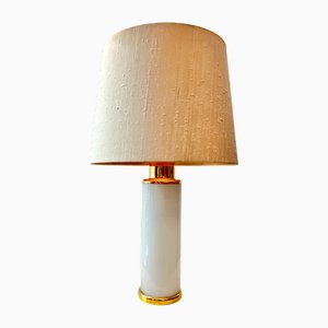 Swedish Glass Table Lamp by Uno & Östen Kristiansson for Luxus, 1970