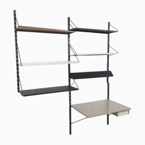 Vintage Dutch Metal Wall Unit by Tjerk Reijenga for Pilastro, 1950s, Set of 2