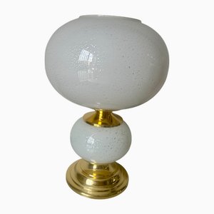 Lampe de Murano avec Sphères en Feuille d'Argent, 1980s