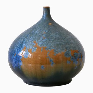 Vintage Studio Pottery Ceramic Vase by Ilse Ludwig-Korbel, 1983