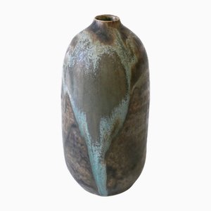 Vintage Studio Pottery Keramikvase von Ilse Ludwig-Korbel, 1980er