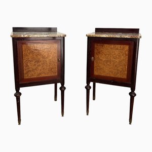 Modernist Nightstands, 1940s, Set of 2