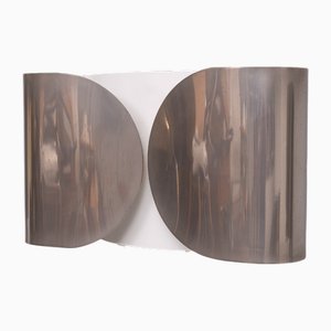Lámparas de pared Foglio italianas vintage de Afra & Tobia Scarpa para Flos, años 70. Juego de 5