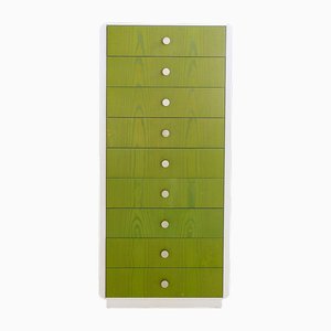 Vintage Nine-Drawer Column, 1960s