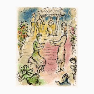 Marc Chagall, Palazzo di Alcinoo, da Odyssey, 1989, Litografia
