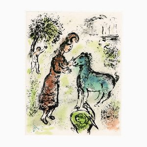 Marc Chagall, Athena and the Horse, from Odyssey, 1989, Lithograph