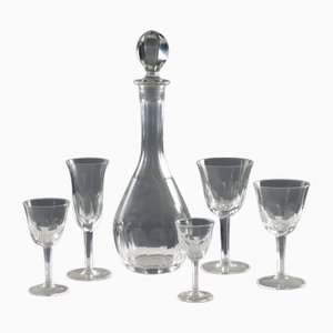 Cut Crystal Glasses, Set of 57