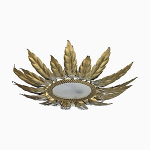 Large Spanish Sunburst Flush Mount , 1950