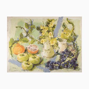 Franco Marzilli, Still Life, Oil Painting, 1970s