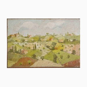 Franco Marzilli, Landscape, Oil Painting, 1970s