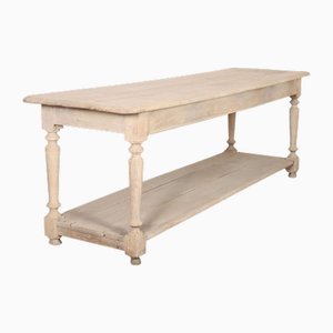 French Bleached Oak Drapers Table