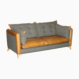 Englisches braunes Ledersofa