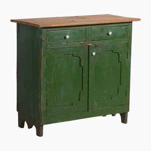 Vintage French Green Buffet, 1920