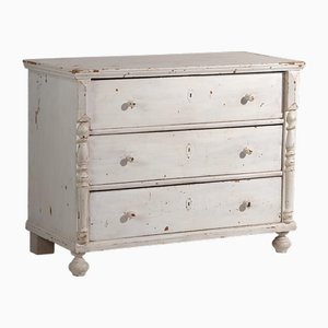 Vintage White Chest of Drawers, 1920
