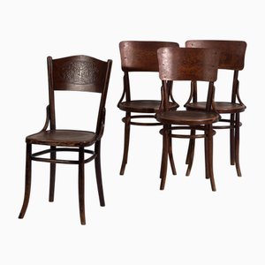 Sedie da pranzo vintage, 1920, set di 4