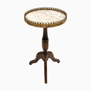 French Marble Top Wine Table, 1930s