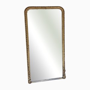 Large Antique Gilt Overmantle Floor or Wall Mirror by Charles Nosotti, London, United Kingdom, 19th Century