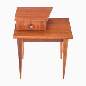 Vintage Nightstand in Varnished Wood, France, 1960s