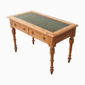 Antique Pitch Pine Writing Desk, 19th Century
